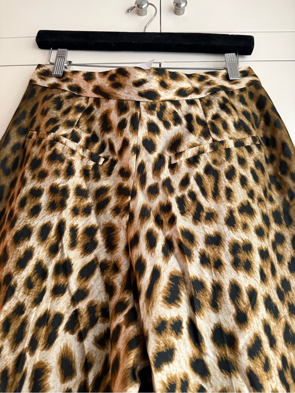 Sportmax Leopard-Print Silk Pants - Picture 6 of 8